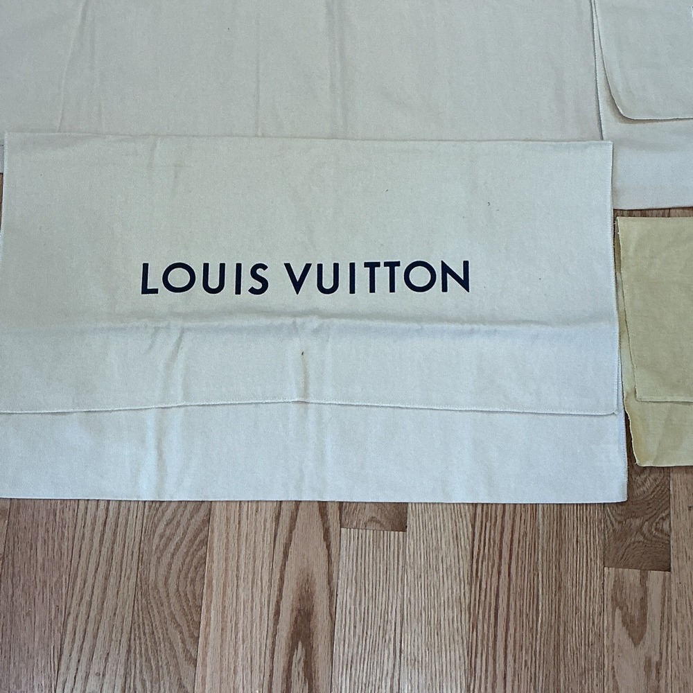 Lot Authentic Louis Vuitton Dust Bags Envelope Style Assorted Sizes 30" To 9"
